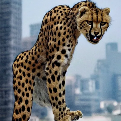 Prompt: kong fu cheetah