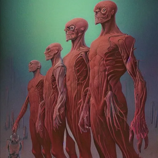 Image similar to art by Wayne Barlowe