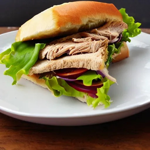 Prompt: a chicken bone sandwich, cookbook photo