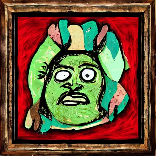 Prompt: really ugly artwork