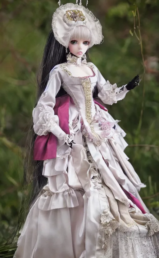 Image similar to dollfie in baroque dress