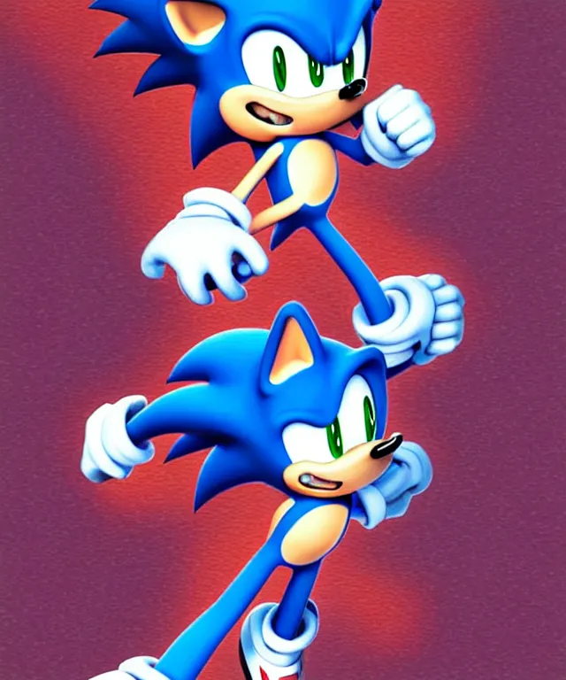 ArtStation - 2020 Art: #11 - Classic Sonic