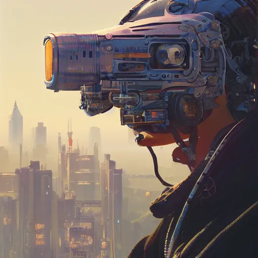 Prompt: highly detailed portrait of 🤖 in gta v, stephen bliss, unreal engine, fantasy art by greg rutkowski, loish, rhads, ferdinand knab, makoto shinkai and lois van baarle, ilya kuvshinov, rossdraws, tom bagshaw, global illumination, radiant light, detailed and intricate environment