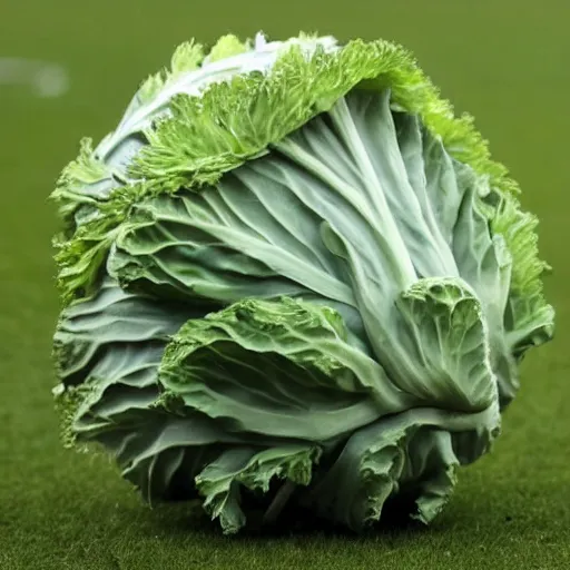 Prompt: raheem sterling as a cabbage