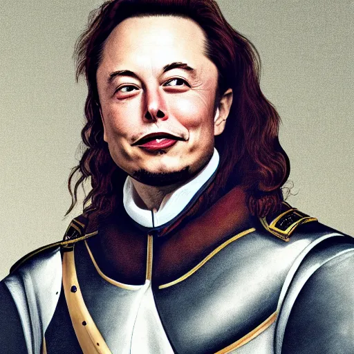 Image similar to elon musk as a musketeer