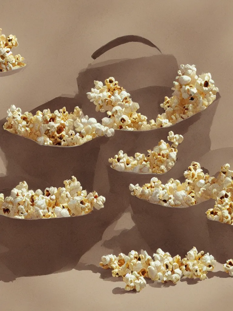 Prompt: popcorn by disney concept artists, blunt borders, rule of thirds