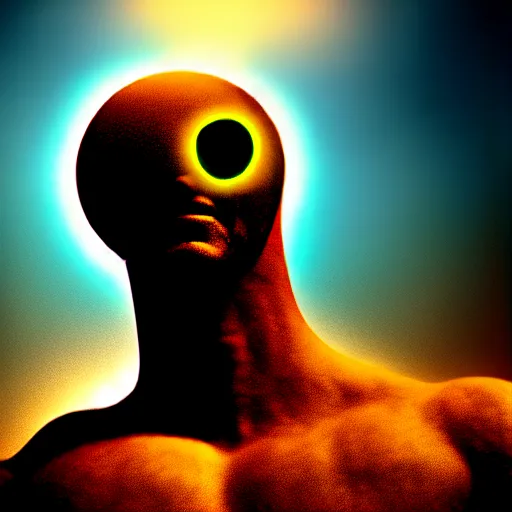 Image similar to a cyclops, giant with 1 eye, high resolution film still, HDR color, 4k