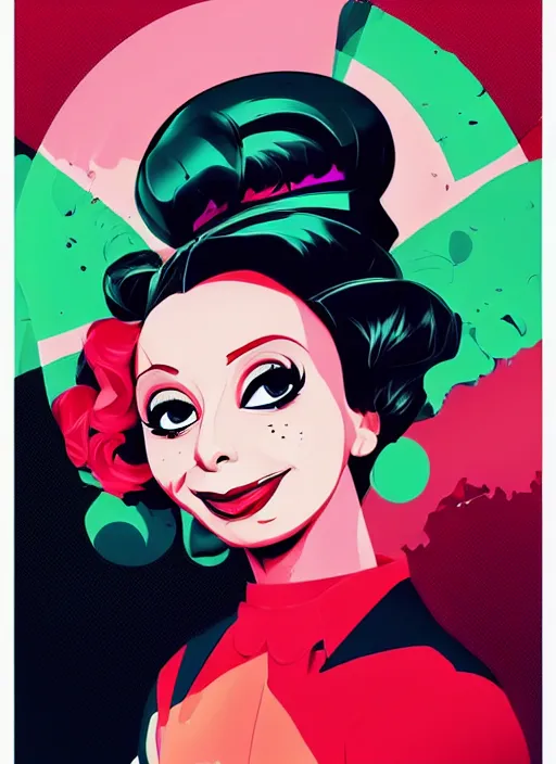 Prompt: bianca del rio. clean cel shaded vector art. shutterstock. behance hd by lois van baarle, artgerm, helen huang, by makoto shinkai and ilya kuvshinov, rossdraws, illustration, art by ilya kuvshinov