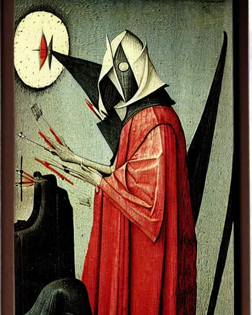 Image similar to starscream by hieronymus bosch