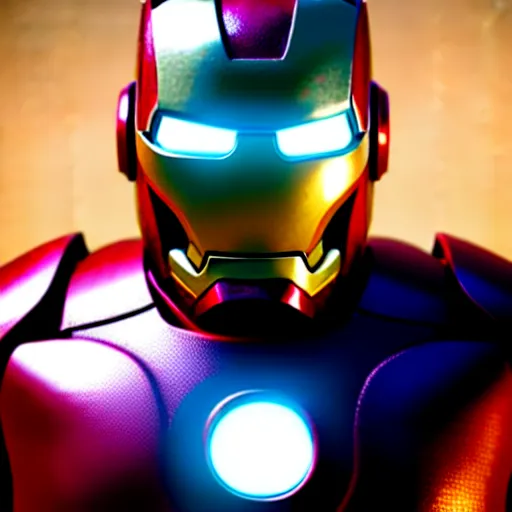 Image similar to minion iron man, hyperrealistic render, highly detailed, 4k, artstation