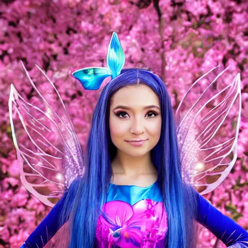 Image similar to bloom from winx in real life | portrait photograph