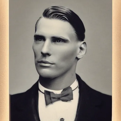 Image similar to A photograph portrait of Jerma985 with slicked back hair in the early 1900s, taken in the early 1900s, grainy, taken on a early 1900s Kodak Camera, realistic, hyperrealistic, very realistic, highly detailed, very detailed, extremely detailed, detailed, digital art, trending on artstation