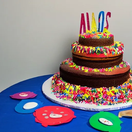 Image similar to photo of the worlds biggest birthday cake