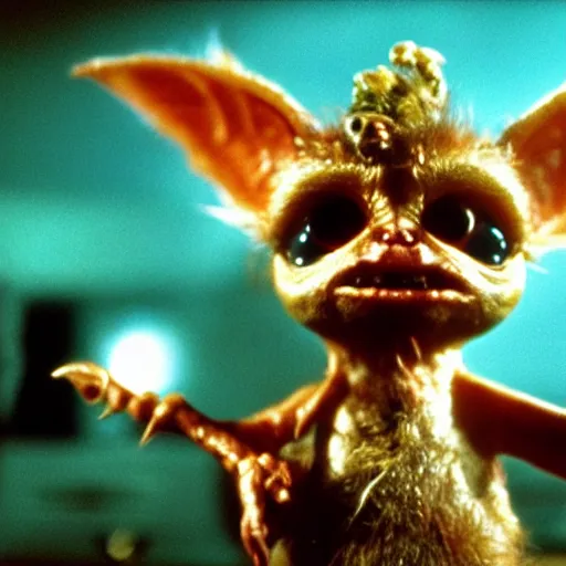 Image similar to Gremlins movie still 8k hdr