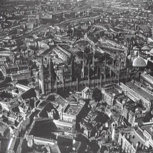 Image similar to London after bombing in World War 2