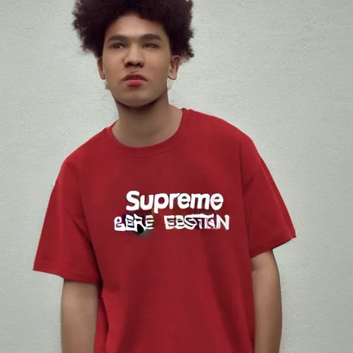 Image similar to supreme einstein merch