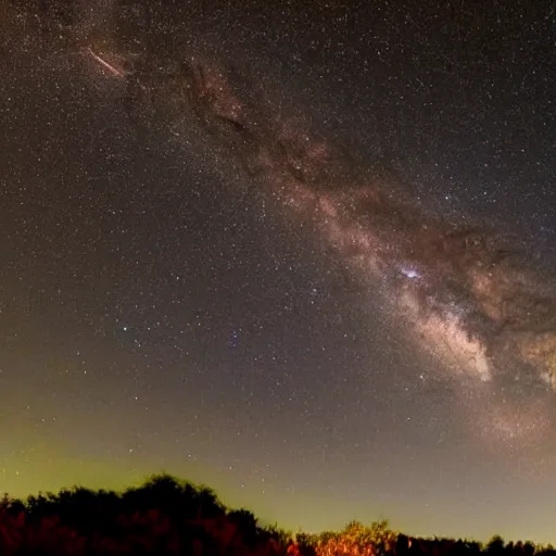 Prompt: beautiful photo of milkyway in the night sky