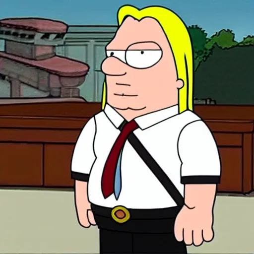 Prompt: sephiroth in family guy