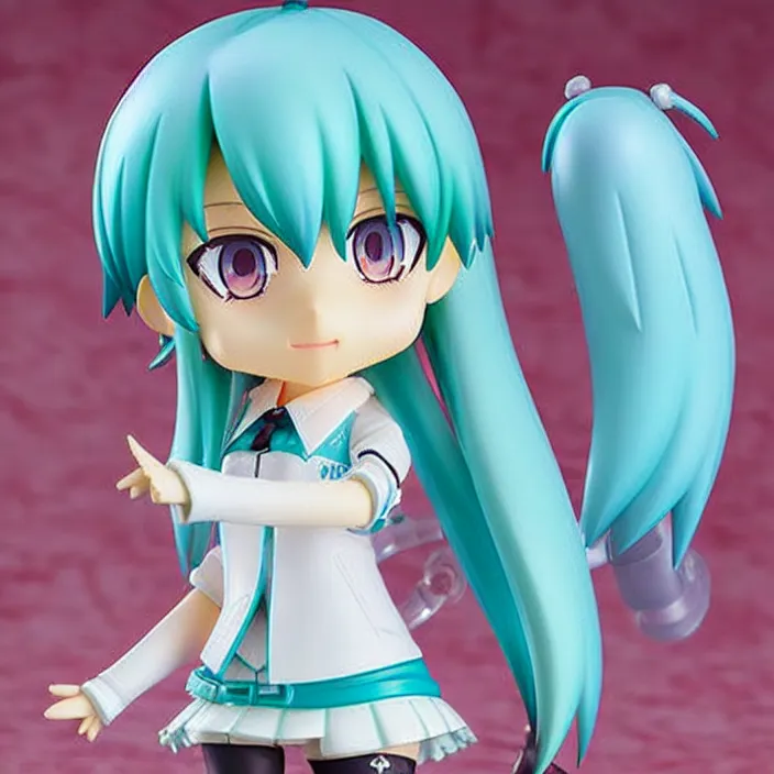 Image similar to hatsune miku, an anime nendoroid of hatsune miku, figurine, detailed product photo