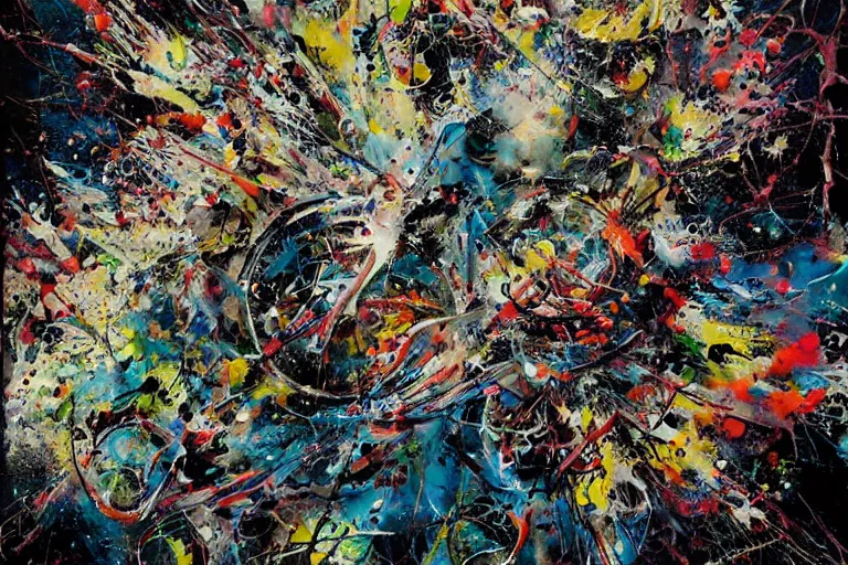 Action painting deals jackson pollock