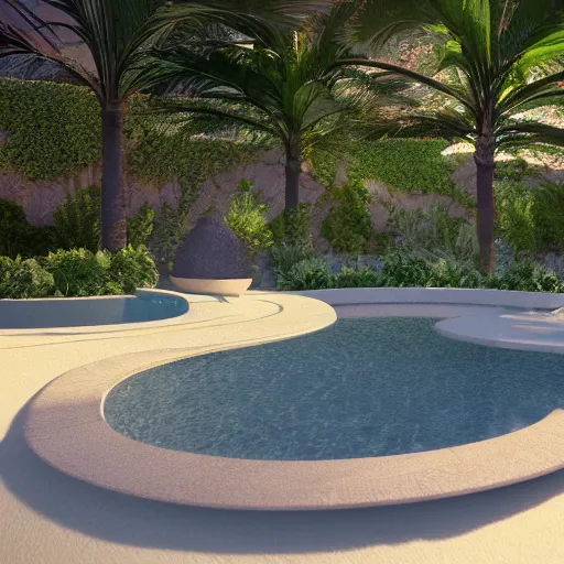 Image similar to 8 k hd detailed octane render of an oracle's scrying pool