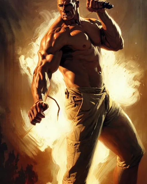 Image similar to fierce doc savage, fantasy character portrait, ultra realistic, concept art, intricate details, highly detailed by greg rutkowski, gaston bussiere, craig mullins, simon bisley