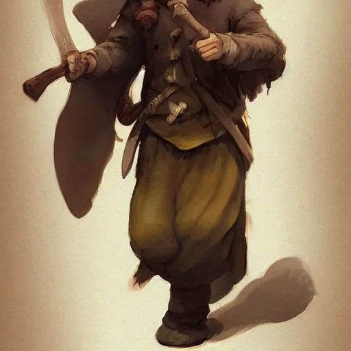 Prompt: A beautiful digital painting of a 30 year old hobbit dressed as a hobbit, by Stanley Artgerm Lau, frank frazetta, Rossdraws, James Jean, gerald brom, Andrei Riabovitchev, Marc Simonetti, and Sakimichan, trending on artstation, SFW version