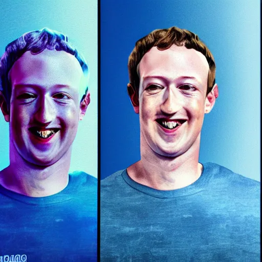 Image similar to mark Zuckerberg as a blueberry