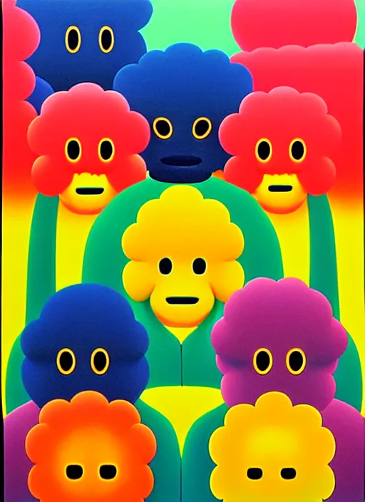 Image similar to flower men by shusei nagaoka, kaws, david rudnick, airbrush on canvas, pastell colours, cell shaded, 8 k