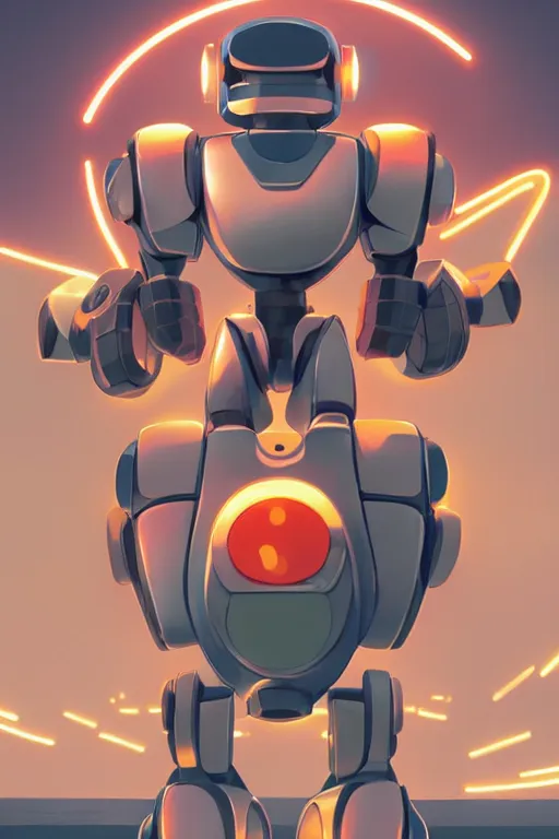 Image similar to metabots medabots medarotto medarot robot minimalist comics helmet mask neon cybereye, behance hd by jesper ejsing, by rhads, makoto shinkai and lois van baarle, ilya kuvshinov, rossdraws global illumination ray tracing hdr radiating a glowing aura