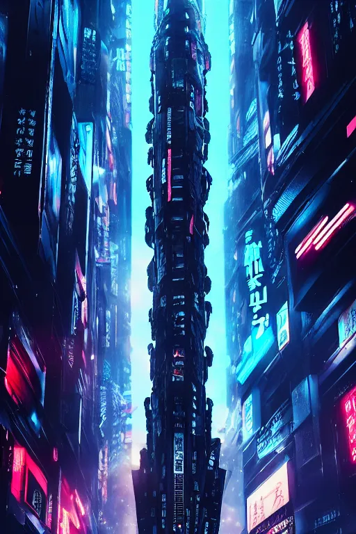 Prompt: high quality 3 d render sci - fi! samurais hybrid fighting to deaf, highly detailed, unreal engine cinematic smooth, in the style of blade runner, hannah yata charlie immer, dark blue neon light, low angle, uhd 8 k, sharp focus