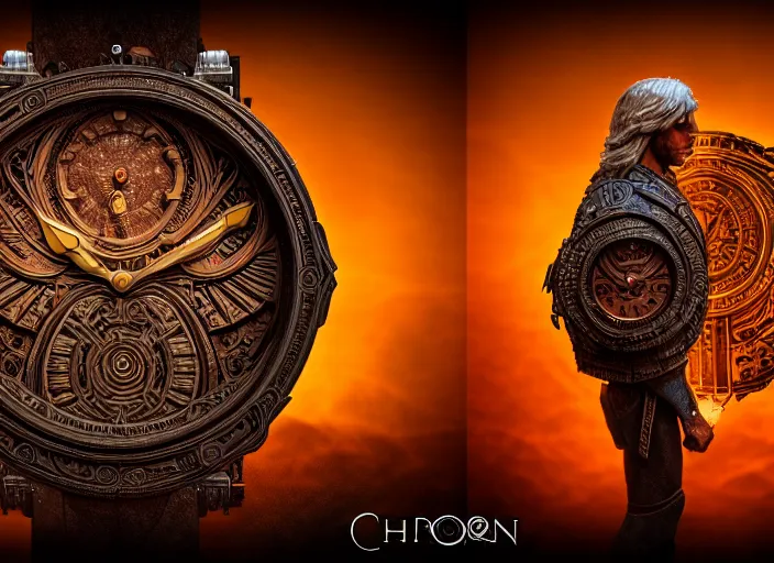 Prompt: chronos titan of time. fantasy style. highly detailed 8 k. intricate. lifelike. soft light. nikon d 8 5 0 5 5 mm. dof. cinematic post - processing.