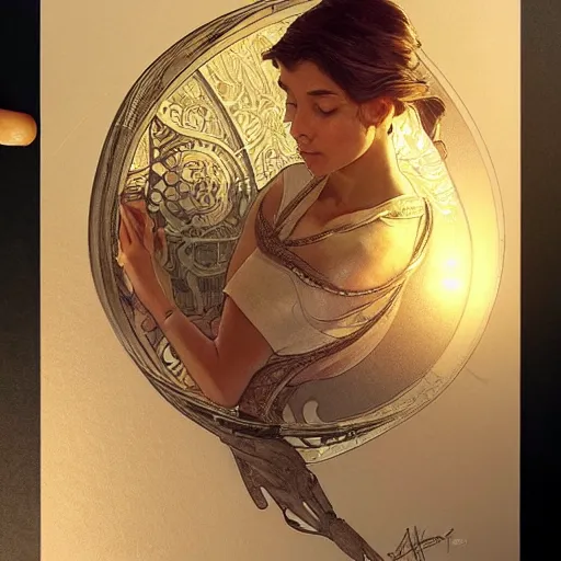 Image similar to ultra realistic illustration, wide angle shot, iphone as moon landing module, intricate, elegant, highly detailed, digital painting, artstation, concept art, smooth, sharp focus, by artgerm and greg rutkowski and alphonse mucha