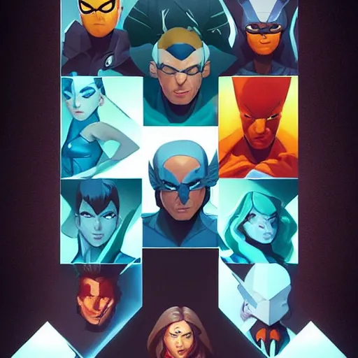 Image similar to face icon stylized minimalist x - men, loftis, cory behance hd by jesper ejsing, by rhads, makoto shinkai and lois van baarle, ilya kuvshinov, rossdraws global illumination