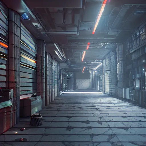 Prompt: neuromancer, octane render, unreal engine, hyper realistic