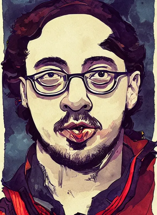 Prompt: Sam Hyde by Jakub Rebelka, rule of thirds, sigma look, beautiful, smooth, in intergalactic hq