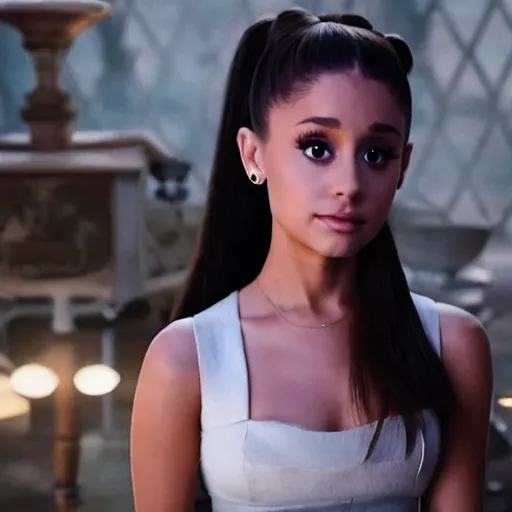 Image similar to Ariana Grande as a Dolores of Westworld, Westworld style, 8k, unreal engine