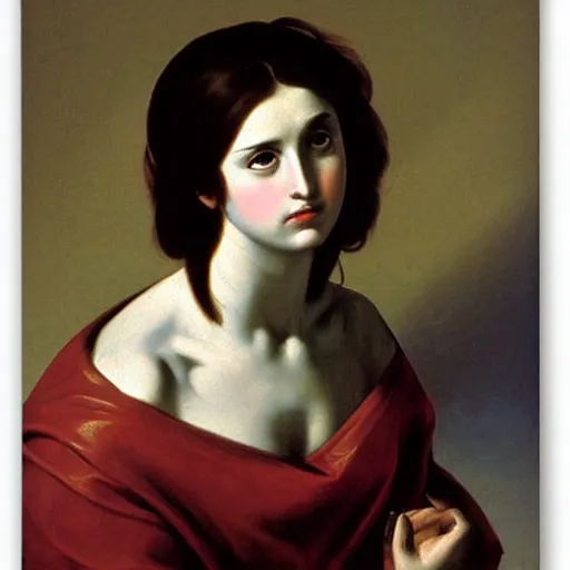 Prompt: a woman by guido reni