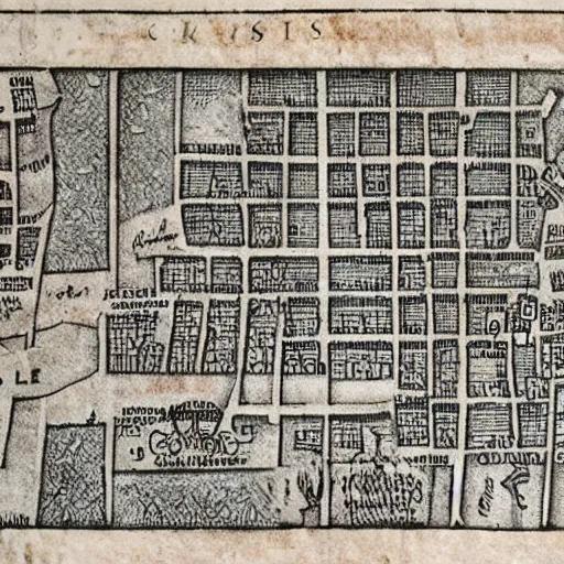 Image similar to map from the 1 5 0 0 s of jerry seinfeld's apartment