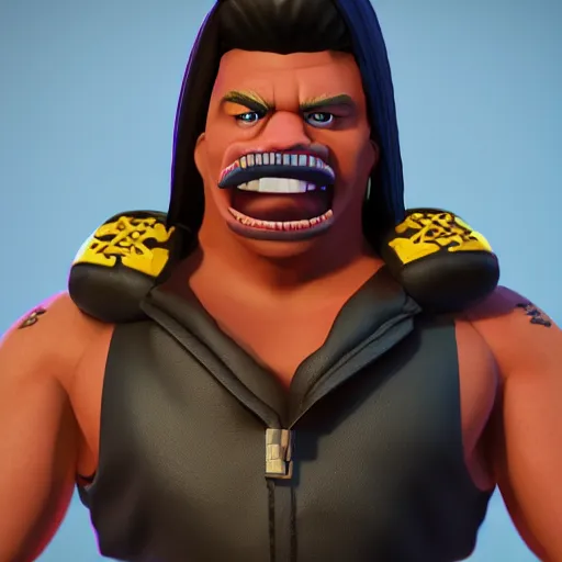 Prompt: eddy guerrero, clash royal style characters, unreal engine 5, octane render, detailed, brawl stars, cinematografic, cinema 4 d, artstation trending