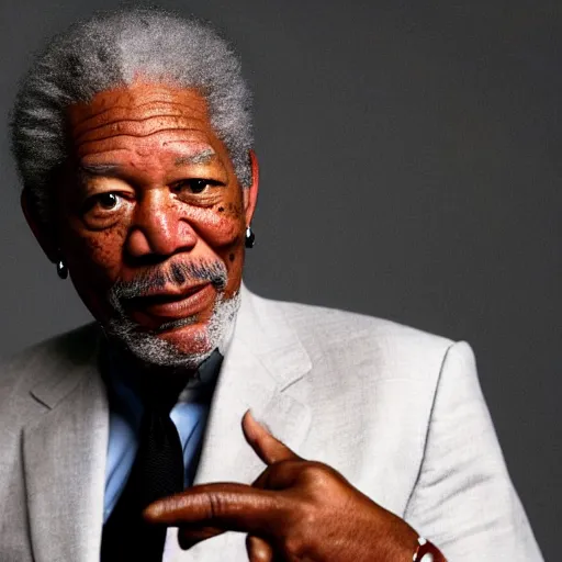 Image similar to morgan freeman as a peacky blinder