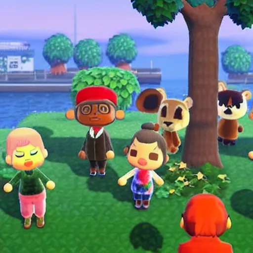 Image similar to Animal Crossing characters in GTA V