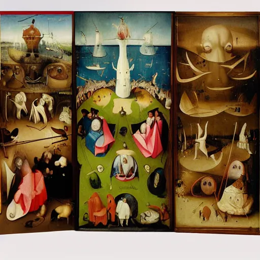 Image similar to 3 d hieronymus bosch paintings