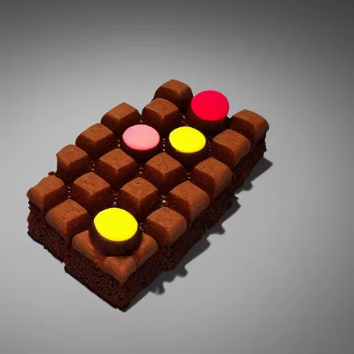 Prompt: a jello chocolate icecream cake muffin jaffa waffle candy gummy jelly sandwich, volumetric lighting, octane render, unreal engine, 8k stroopwaffel