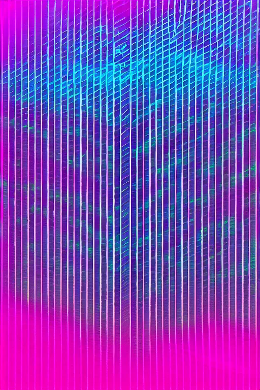 Image similar to retro vaporwave pastelpunk abstract gradient synth visualizer