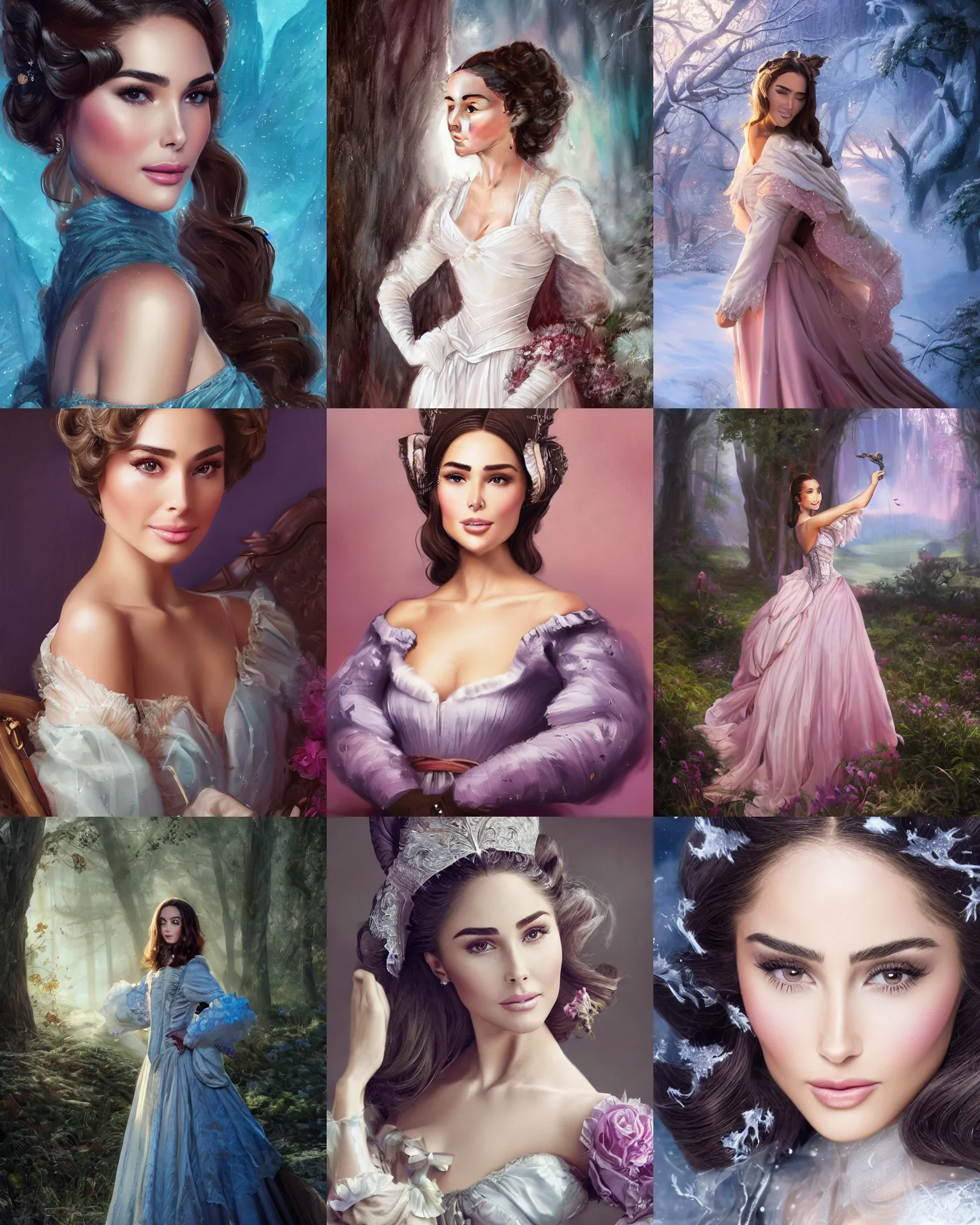 Prompt: Olivia Culpo as milady de winter, styling by Tom Eerebout & Sandra Amador, clear makeup, clean hair, dry skin, clear skin, airbrushed, bright eye makeup, warrior body, digital painting by stanley artgerm lau, WLOP, Rossdraws, Karla Ortiz, James Paick, Charlie Bowater, masterpiece, 8k octane render, cinematic, hyper detailed, micro details, insanely detailed, trending on artstation, cgstudio