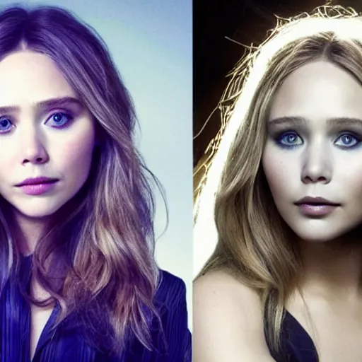 Image similar to elizabeth olsen mixed with jennifer lawrence