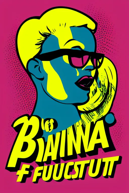 Image similar to banana, 7 6 retro futurist illustration art by butcher billy, sticker, colorful, illustration, highly detailed, simple, smooth and clean vector curves, no jagged lines, vector art, smooth andy warhol style