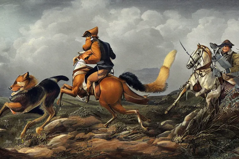Image similar to fox hunt by randolph