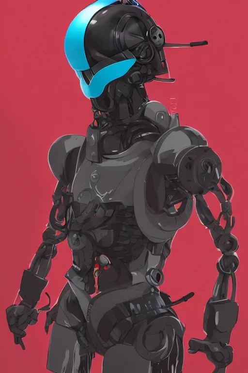 Image similar to robot ninja mask helmet metal gear solid training suit swat commando, aesthetic octane render, 8 k hd resolution, by ilya kuvshinov and cushart krentz and gilleard james, by carl warner and jim woodring, trending on artstation : 1. 5, sweet joy harmony color scheme